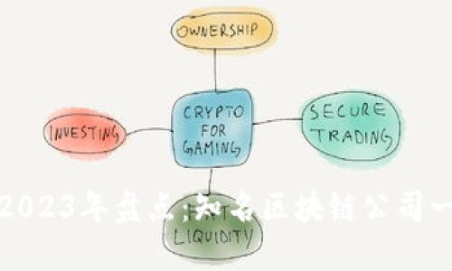 : 2023年盘点:知名区块链公司一览